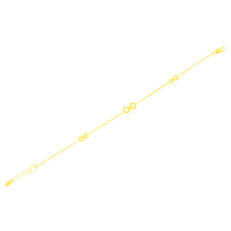 585er Gelbgold Armband mit drei Infinity Symbolen, L=18,5cm - 1.jpg