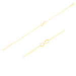 585er Gold Armband Infinity halbseitig Zirkonia, zweireihige Ankerkette, 16–18,5 cm - 1.jpg